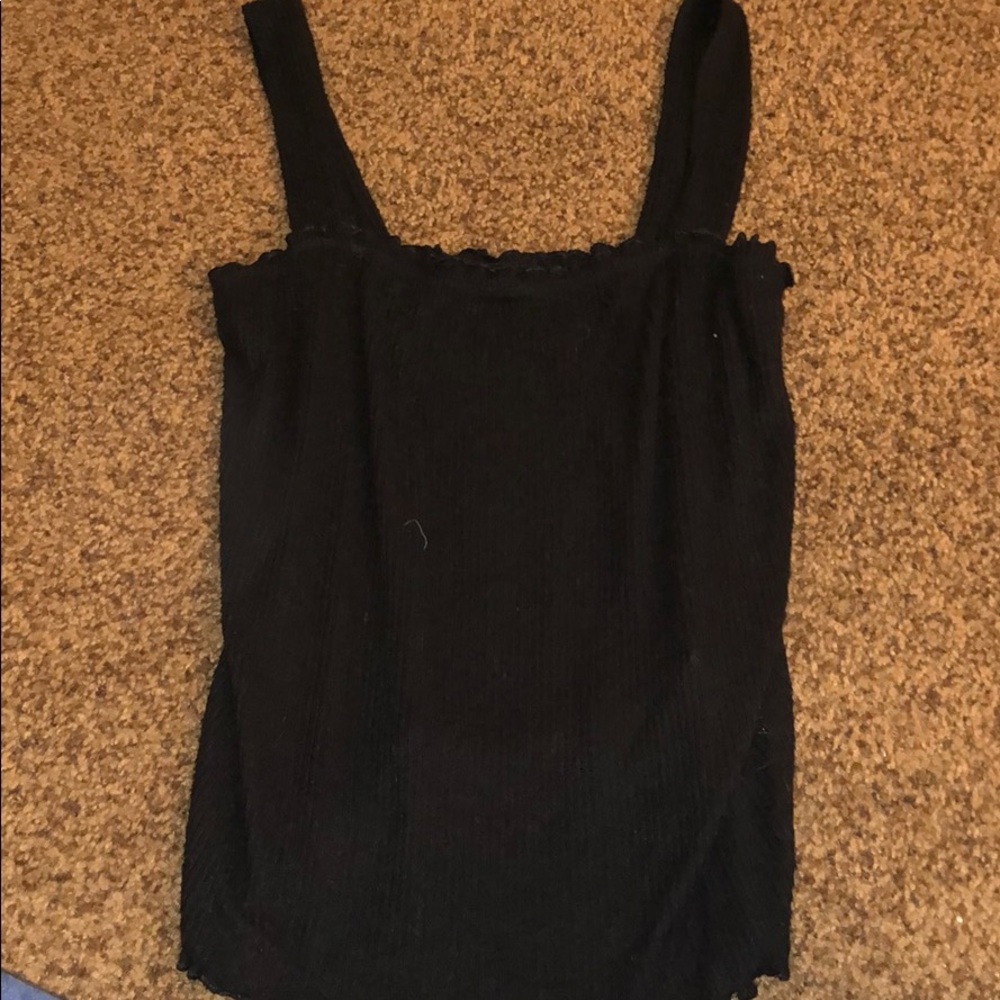 Black tank top